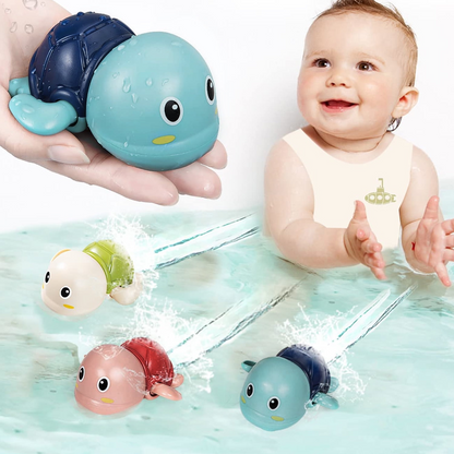3-Pack Turtle Bathtub Toys
